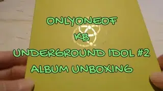 ONLYONEOF KB UNDERGROUND IDOL 2 ALBUM UNBOXING - BE FREE