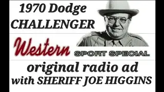 1970 Dodge Challenger WESTERN SPORT SPECIAL radio ad