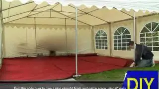 How to lay marquee flooring by DIY Marquees
