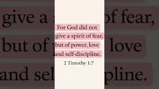 2 Timothy 1:17: No Fear, Only Power #Shorts #InspirationalQuotes #ChristianFaith #BibleVerse