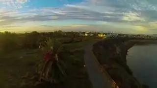 Demo drone aerial shots of Castaways Park, Newport Beach