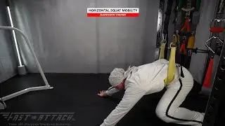 Suspension | Horizontal Squat Mobility | Belt Squat Belt | Fast-Attach All In 1 Fitness Strap