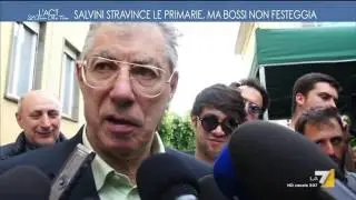 Salvini stravince le primarie ma Bossi non festeggia