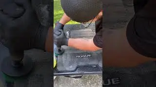 Car floormat deep clean &mdash; quick detail, big difference.