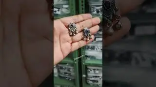 Oxidised Silver look like Traditional Earring Collection by Dvasu.com
