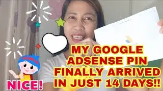 MY GOOGLE ADSENSE PIN FINALLY ARRIVED IN JUST 14 DAYS!! PASASALAMAT,TIPS TO MONETIZED FASTER