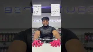 The difference between Freebase Nicotine and Nicotine Salt!💨 #vape #nicotine