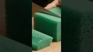Cutting Foam Smoothly 🧽 | Perfect Slicing ASMR#asmr #slice #foam  #shorts #shortvideo #shortsfeed
