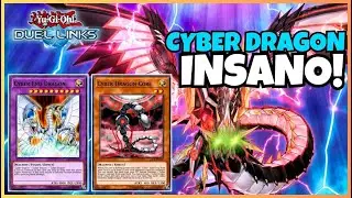 CYBER DRAGON ME SURPREENDEU NA RANQUEADA - DUEL LINKS