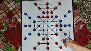 Classic Board Games (Bead 12) - Team Blue Vs Team Red #GAME41