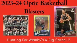 2023-24 Optic Blaster Box Review Hunting for Wemby's, Holo's, Prizm's, and More Rookie Cards