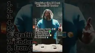 Ranking the 10 best Minecraft movie quotes #ranking #fyp #shorts #minecraft #minecraftmovie #steve