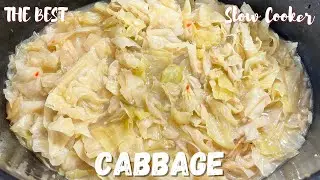 The BEST Slow Cooker Cabbage | Easy and Delicious Crockpot Cabbage | Crockpot Recipes |