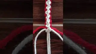 Macrame bracelet basic knots | Tutorial for beginners |  DIY | Boho design #knotted #bracelet #diy