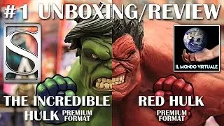 (SUB ENG) UNBOXING REVIEW The Incredible Hulk & Red Hulk Premium Format Sideshow - Il Mondo Virtuale