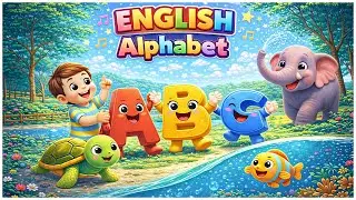 ABC English Alphabets 👶 | 🎵 A–Z Alphabet Song 🎵 🍎🎵| ABC song for kids 🌈