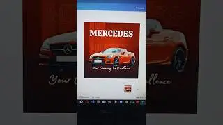Mercedes car social media poster design#canva #logo #design #reels #mercedes #poster