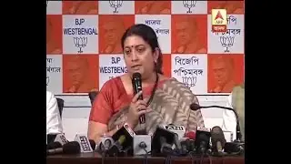 TMC destroying democracy, oppositions can not even file nominations, alleges Smriti Irani