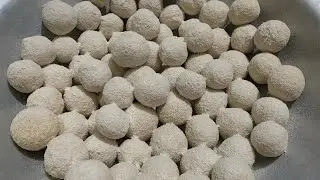 সহজেই তৈরি করুন খয়ের সাতুর নাড়ু ( মোয়া) khuier naru recipe