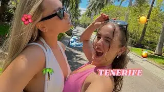 POLEŤTE S NÁMI NA TENERIFE 🌴 cizí týpek si nás vytetoval na stehno???