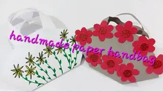Paper Handbag DIY | #riocraftinghub #handbagforgirl #handmadehandbag #handmadecrafting #origamicraft