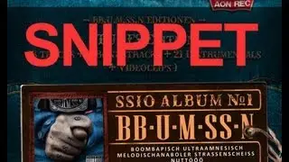 SSIO - BB.U.M.SS.N (SNIPPET) ► V&Ouml;: 13.09.2013