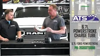 ATS Intercooler Charge Tube for 6.7L Powerstroke | Alligator Performance