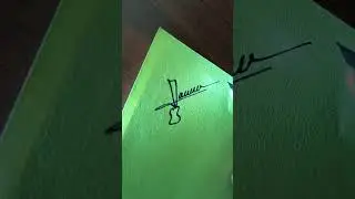 How To Make Guitar Styles Signature  | #ytshorts #signature #art #shorts #pujathewritingartist