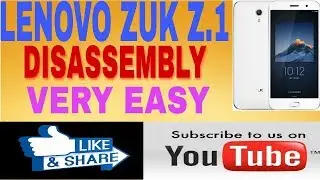 #HOW TO DISASSEMBLE LENOVO ZUK Z1 VERY EASY IN HINDI #Ali sher communications #youtube