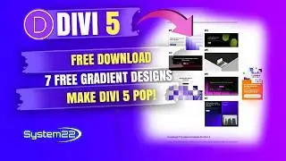 Divi 5 FREE Download: 7 Stunning Gradient Sections You Need to Try!