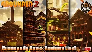 Architect Reacts to YOUR Grounded 2 Bases | Community Showcase LIVE
