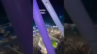 pemandangan saat malam Binjai milenial market kebun lada