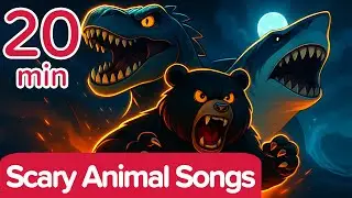 Scary Animal Songs Compilation | Kids Song Compilation | Mangdungi Kids
