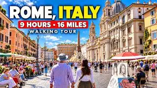 Rome, Italy 🇮🇹 Ultimate Walking Tour – Colosseum, Pantheon & St. Peter's | 4K 60fps 