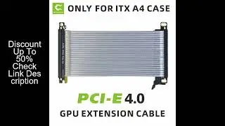 METALFISH Full Speed 4.0 PCIe3.0 x16 Riser Cable White GPU Extension Wire For ITX A4 Structure Chass