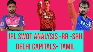 IPL SWOT Analysis - RR - SRH and Delhi Capitals