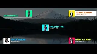 5 Lower Thirds Pack || After Effects Modern Lower Thirds Template