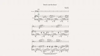 Beauty and the Beast for Bassoon solo and Piano Accompaniment with music sheet