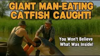 Giant Man-Eating Catfish Caught on Camera | Fishermen vs River Monster