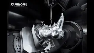 FAHRION: Wie ein Nashorn/Rhino auf einer HERMLE C 32 entsteht!
