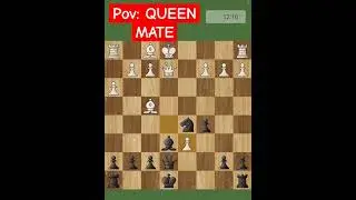 pinning the queen #queenmate #chessasmr #asmrsounds