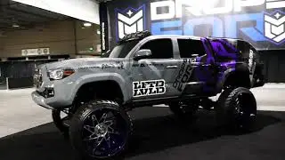 Custom LFTD LVLD Toyota Tacoma Truck - Dropstars Wheels - 2018 LA Auto Show