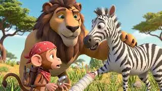 Lion and Monkey Medics: A Safari First Aid Adventure