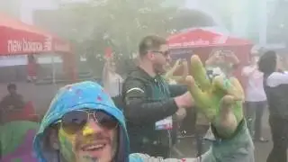 Денис Беринчик и Жан Беленюк на Color Run 2017