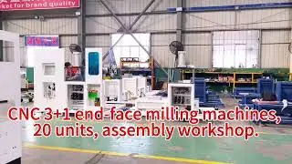 3+1 end-face milling assembly workshop.