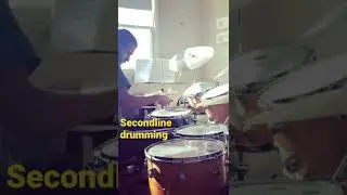 Second line groove | New Orleans style drumming | Rudiment groove