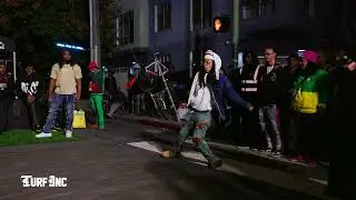 Telice i Turfer Girl prezentują stoisko TURFinc w Oakland First Fridays #turfinc #dance #firstfriday
