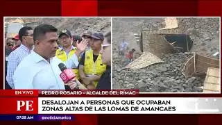 Primera Edición: Desalojan a invasores de Las Lomas de Amancaes