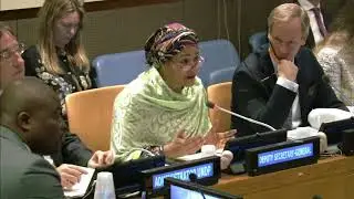 UN Deputy Secretary-General Amina J. Mohammed at the Peacebuilding Commission on Liberia