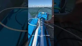 How we make water on a sailboat! Salt to fresh water 💧 #sailboatlife